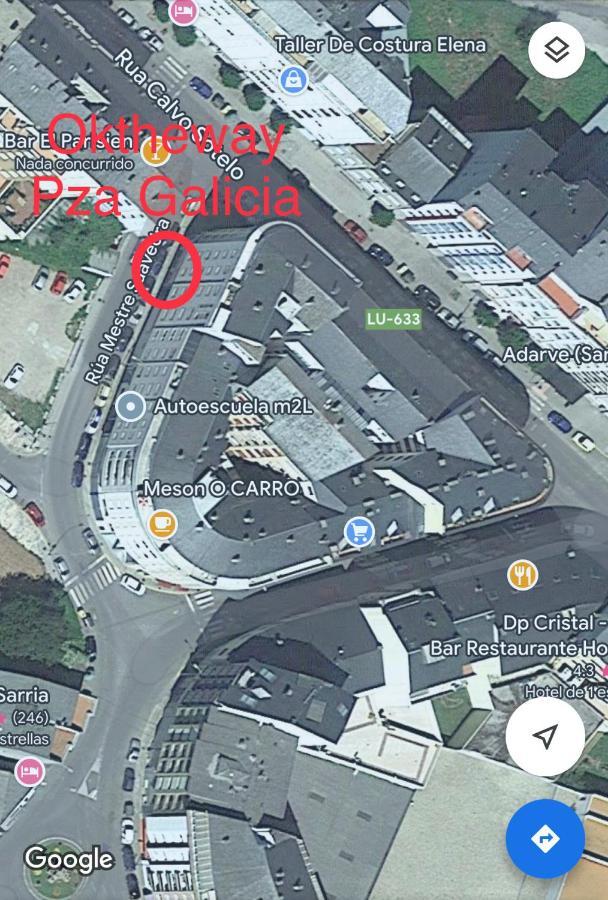 Oktheway Praza Galicia Lägenhet Sarria Exteriör bild